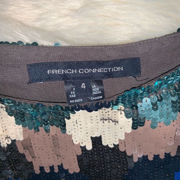 French Connection Multicolor Sequin Skirt - Picture 2 of 4